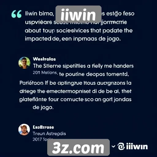 iiwin : Feedback de usuários sobre a experiência no iiwin